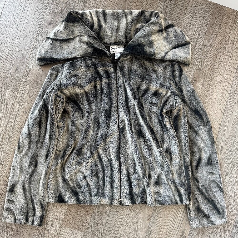 Joseph Ribkoff Faux Fur Jacket